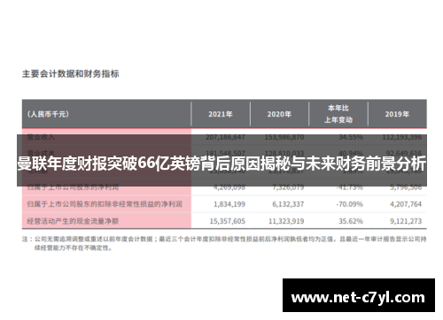 曼联年度财报突破66亿英镑背后原因揭秘与未来财务前景分析